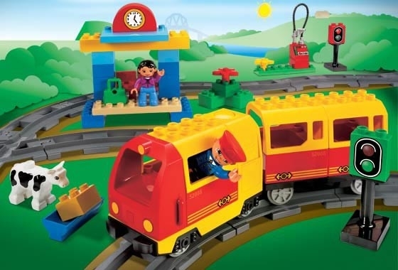 karakter Geladen Disciplinair Lego Duplo 3771 Luxe trein startset. - www.speelgoedshop.nu