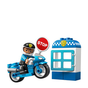 Politiemotor met agent 
