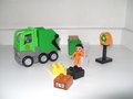Groene-vuilniswagen