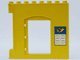 2-Gele-huisdelen-van:-Postkantoor-met-deur-en-postvak
