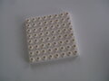 8 x 8 witte noppen plaat