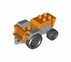 Oranje-grijze-tractor-trekker