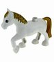 Wit-paard-met-goudkleurige-manen-en-staart-(nieuw-model)
