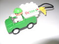 Groene Octantankwagen met "Octan"-man / Tankwagen 